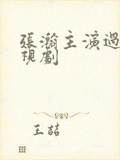 张瀚主演过的电视剧