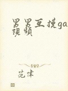 男男互摸gay视频