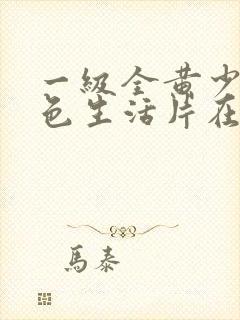 一级全黄少妇性色生活片在哪里看