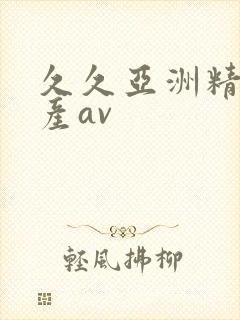 久久亚洲精品国产av