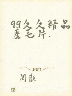 99久久精品国产毛片.