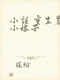 小说 重生农家小娘子