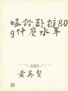 哑铃卧推80kg什么水平封面