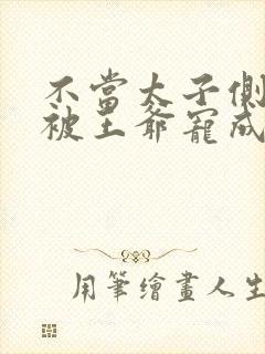 不当太子侧妃后被王爷宠成宝