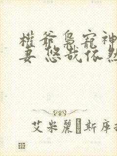 权爷枭宠神秘娇妻 悠哉依然