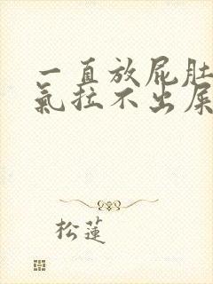 一直放屁肚子胀气拉不出屎