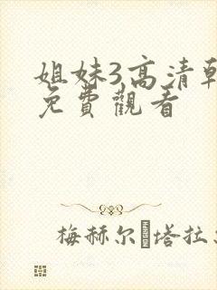 姐妹3高清韩剧免费观看