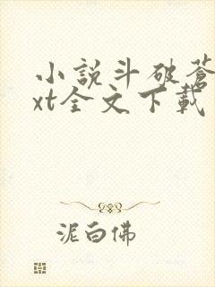 小说斗破苍穹txt全文下载封面