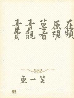 青青草原在线免费观看视频