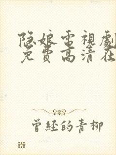 隐娘电视剧全集免费高清在线观看