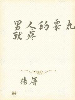 男人的睾丸一碰就疼