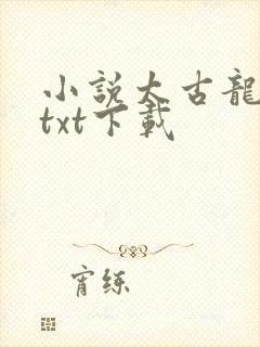 小说太古龙象诀txt下载