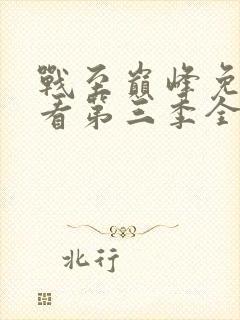 战至巅峰免费观看第三季全集