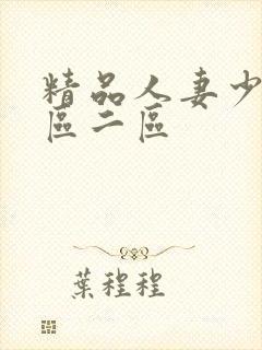 精品人妻少妇一区二区