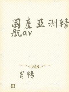 国产亚洲精品导航av