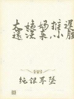 大姨妈推迟两天还没来,小腹有隐隐疼