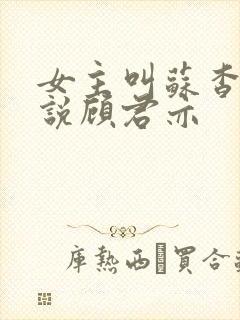 女主叫苏杳的小说顾君亦