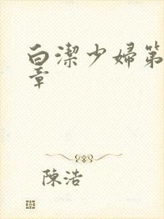 白洁少妇第十九章