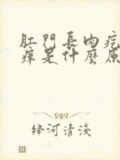 肛门长肉疙瘩发痒是什么原因