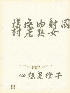 爆操内射国产农村老熟女封面