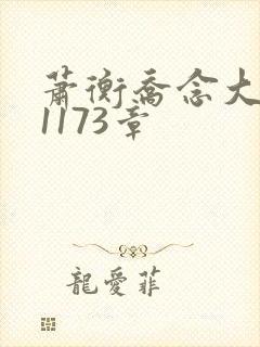 萧衡乔念大结局1173章