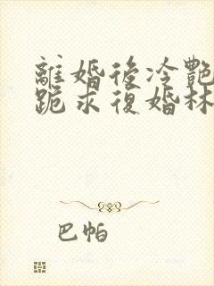 离婚后冷艳总裁跪求复婚林悦叶可卿全文阅读封面