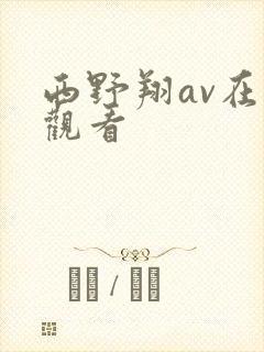 西野翔av在线观看
