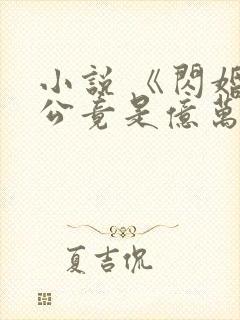 小说 《闪婚老公竟是亿万总裁》