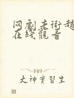 网剧老街赵凤声在线观看封面