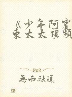 《少年阿宾》房东太太视频