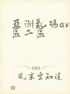 亚洲乱码av一区二区