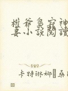 权爷枭宠神秘娇妻小说阅读