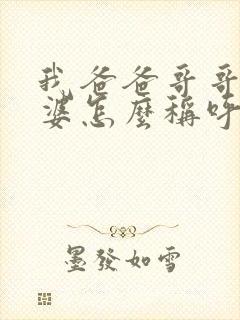 我爸爸哥哥的老婆怎么称呼封面