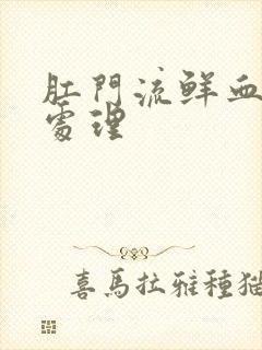 肛门流鲜血怎么处理