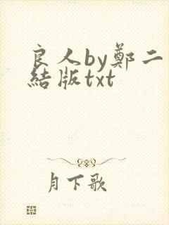 良人by郑二完结版txt