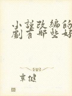 小说改编的电视剧有哪些好看的封面