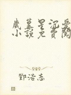 岁暮星沉爱已迟小说免费阅读全文无弹窗