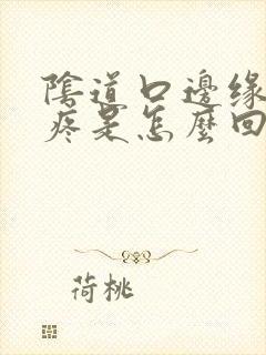 阴道口边缘有点疼是怎么回事