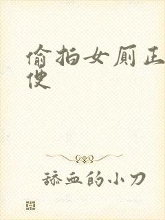 偷拍女厕正面小便