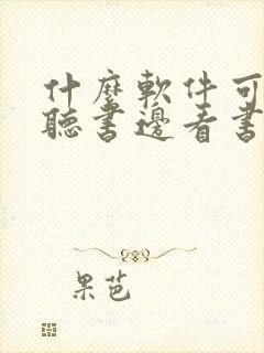 什么软件可以边听书边看书