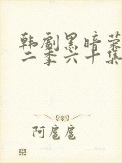 韩剧黑暗荣耀第二季六十集封面