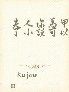 夫人你马甲又掉了小说可以在哪里看