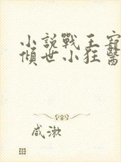 小说战王宠妃之倾世小狂医