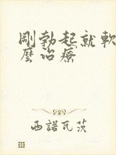 刚勃起就软了怎么治疗