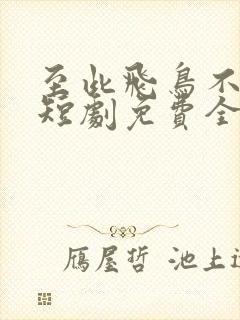 至此飞鸟不相逢短剧免费全集