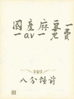 国产麻豆一精品一av一免费