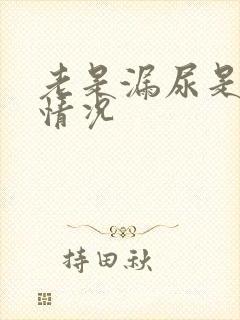 老是漏尿是什么情况