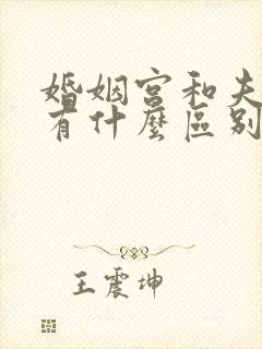 婚姻宫和夫妻宫有什么区别