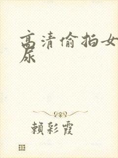 高清偷拍女侧撒尿