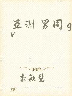 亚洲 男同 gv封面